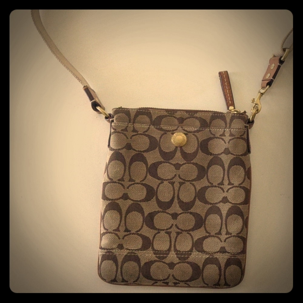 Coach Signature crossbody bag